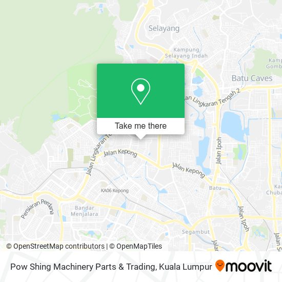 Pow Shing Machinery Parts & Trading map