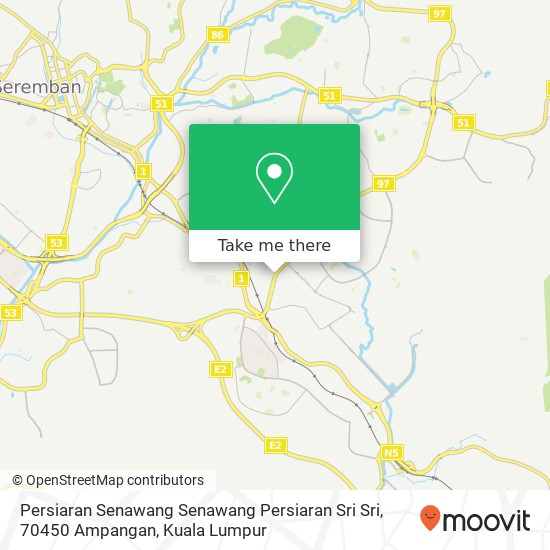 Persiaran Senawang Senawang Persiaran Sri Sri, 70450 Ampangan map