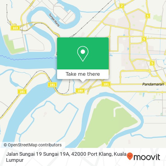 Jalan Sungai 19 Sungai 19A, 42000 Port Klang map