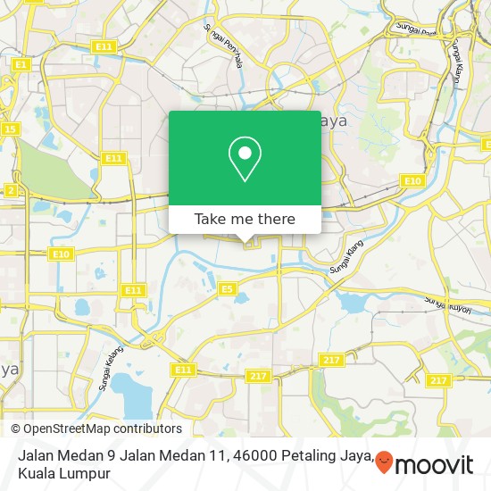 Peta Jalan Medan 9 Jalan Medan 11, 46000 Petaling Jaya