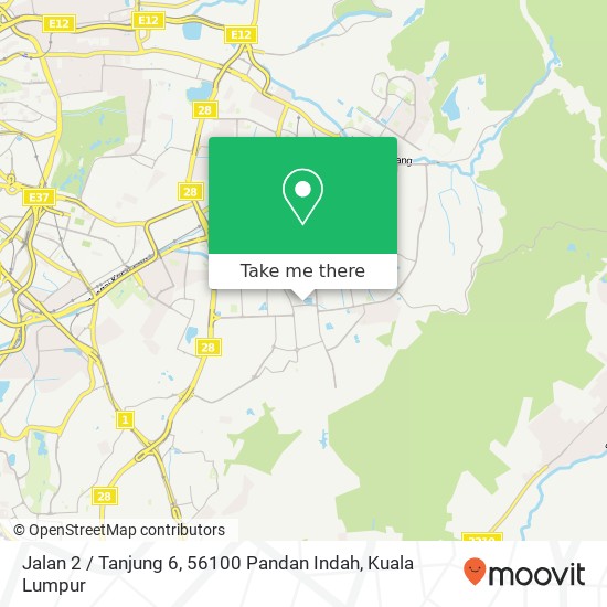 Jalan 2 / Tanjung 6, 56100 Pandan Indah map