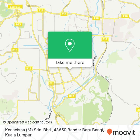Kenseisha (M) Sdn. Bhd., 43650 Bandar Baru Bangi map
