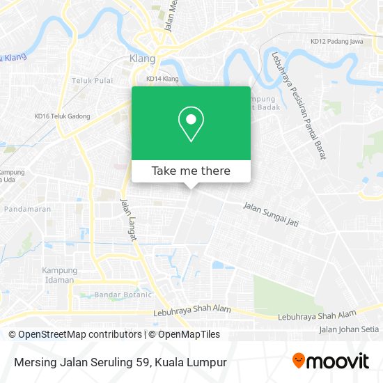 Mersing Jalan Seruling 59 map