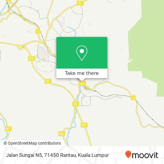 Jalan Sungai N5, 71450 Rantau map