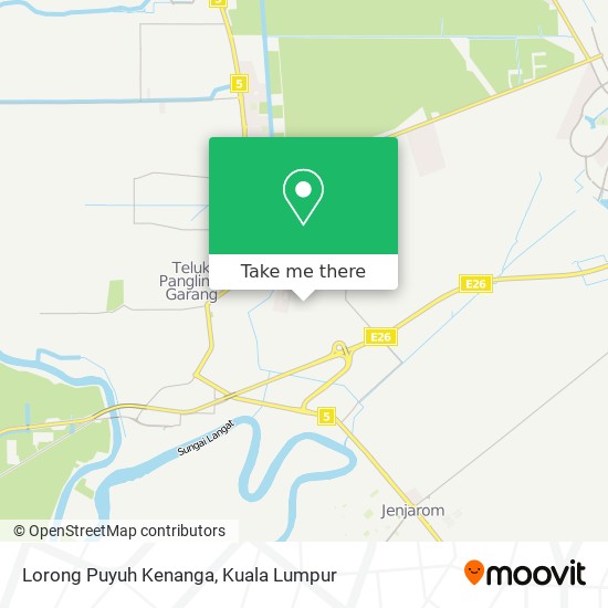 Lorong Puyuh Kenanga map