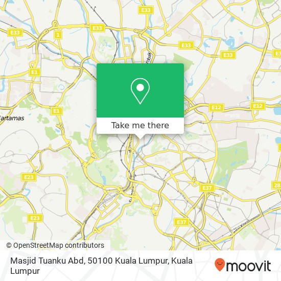 Masjid Tuanku Abd, 50100 Kuala Lumpur map