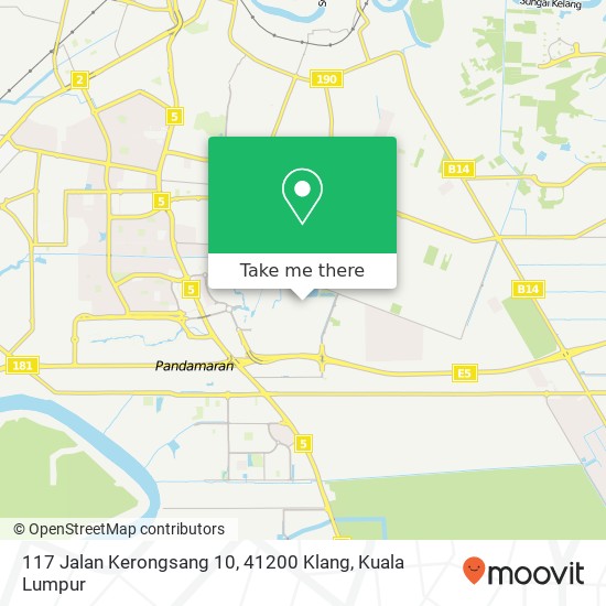 117 Jalan Kerongsang 10, 41200 Klang map