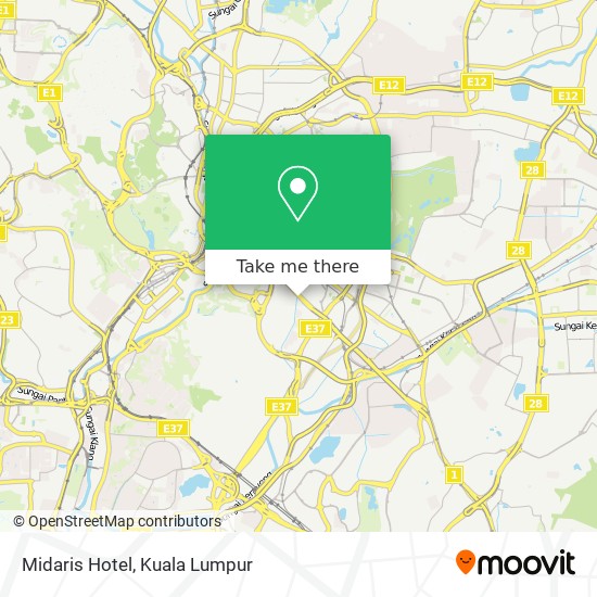 Midaris Hotel map