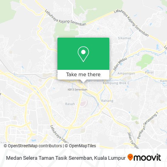 Medan Selera Taman Tasik Seremban map