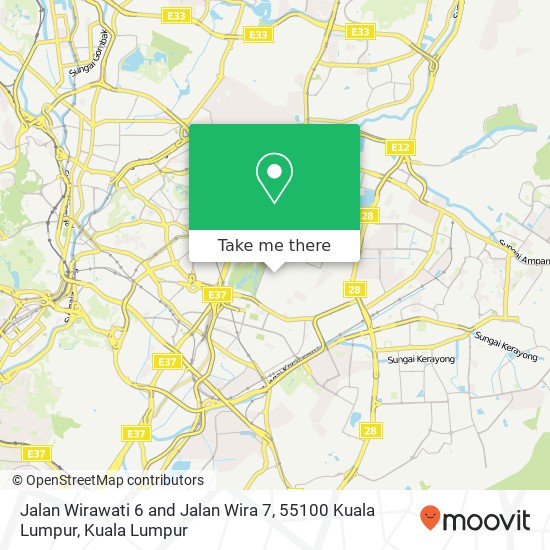 Peta Jalan Wirawati 6 and Jalan Wira 7, 55100 Kuala Lumpur