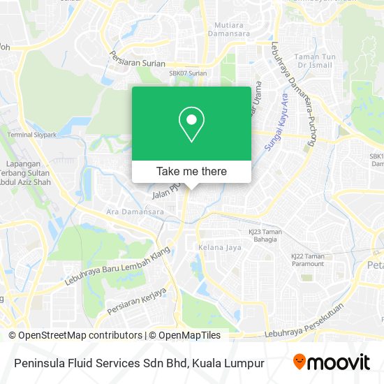Peta Peninsula Fluid Services Sdn Bhd