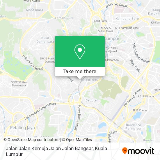 Jalan Jalan Kemuja Jalan Jalan Bangsar map