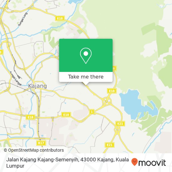 Jalan Kajang Kajang-Semenyih, 43000 Kajang map