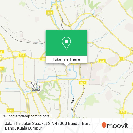 Jalan 1 / Jalan Sepakat 2 /, 43000 Bandar Baru Bangi map