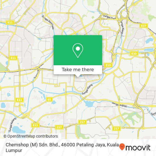 Chemshop (M) Sdn. Bhd., 46000 Petaling Jaya map