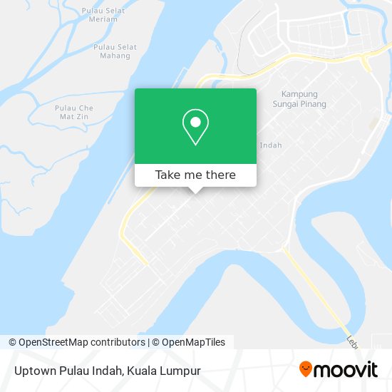 Uptown Pulau Indah map