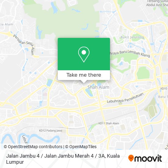 Peta Jalan Jambu 4 / Jalan Jambu Merah 4 / 3A