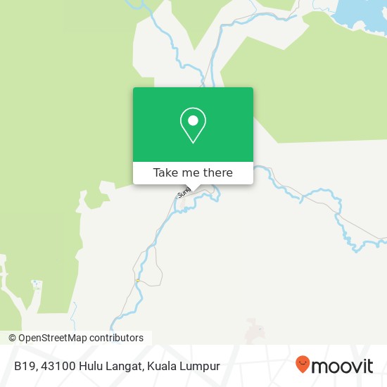 B19, 43100 Hulu Langat map