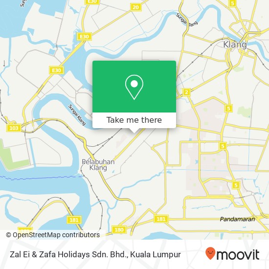 Zal Ei & Zafa Holidays Sdn. Bhd. map