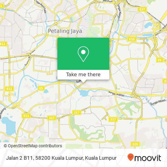 Jalan 2 B11, 58200 Kuala Lumpur map