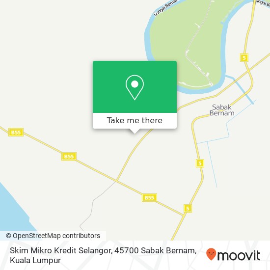 Skim Mikro Kredit Selangor, 45700 Sabak Bernam map