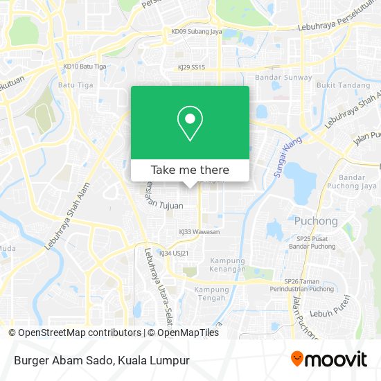 Burger Abam Sado map