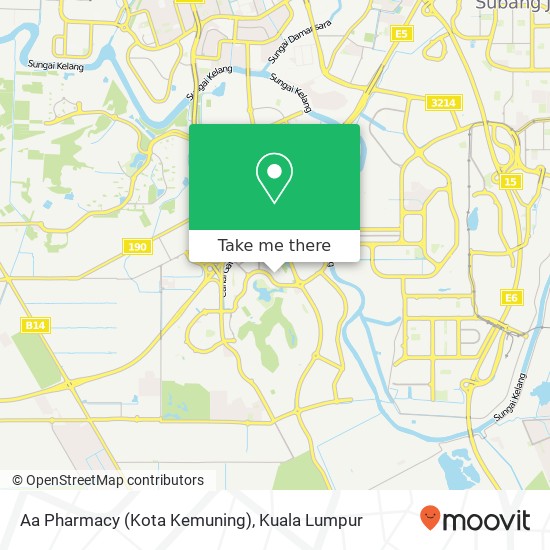 Aa Pharmacy (Kota Kemuning) map