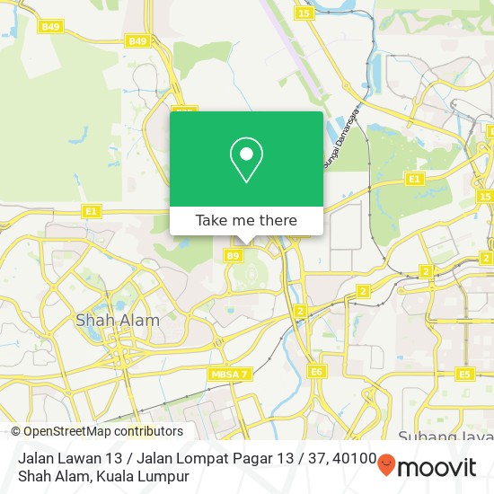 Jalan Lawan 13 / Jalan Lompat Pagar 13 / 37, 40100 Shah Alam map