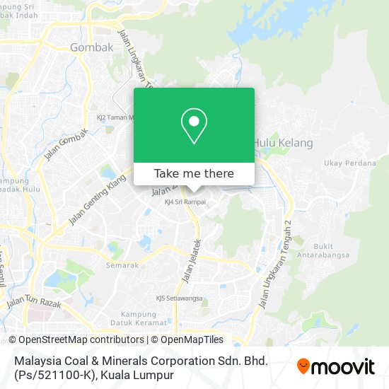 Peta Malaysia Coal & Minerals Corporation Sdn. Bhd. (Ps / 521100-K)