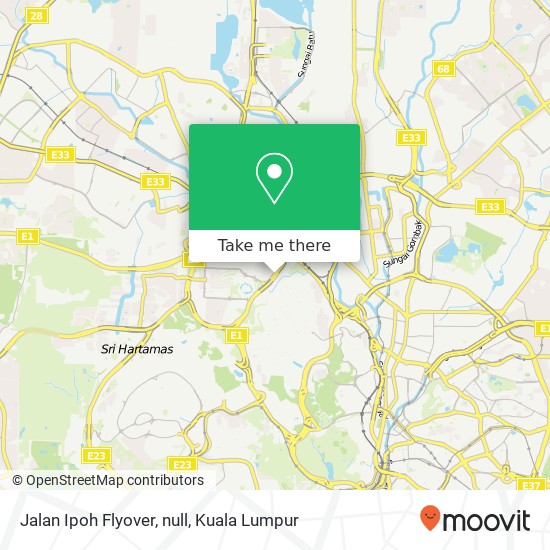 Jalan Ipoh Flyover, null map