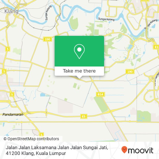 Jalan Jalan Laksamana Jalan Jalan Sungai Jati, 41200 Klang map