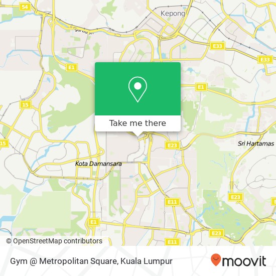 Gym @ Metropolitan Square map