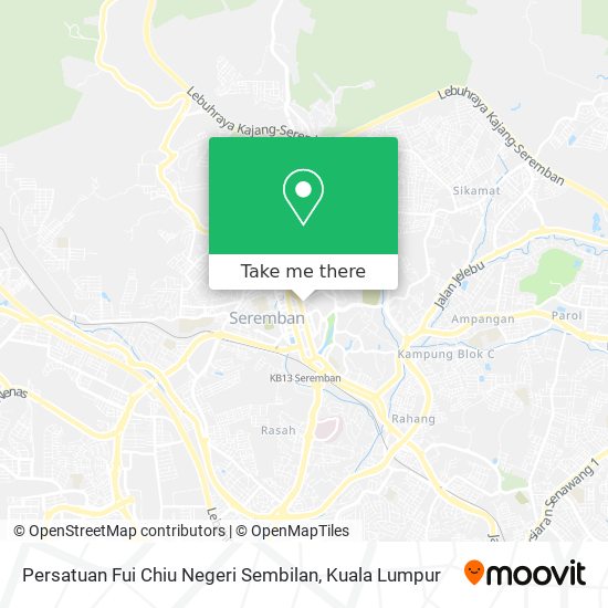 Peta Persatuan Fui Chiu Negeri Sembilan