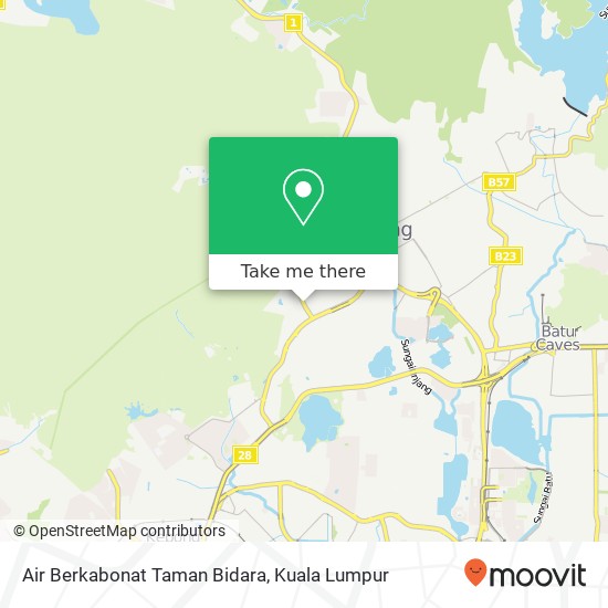 Air Berkabonat Taman Bidara map