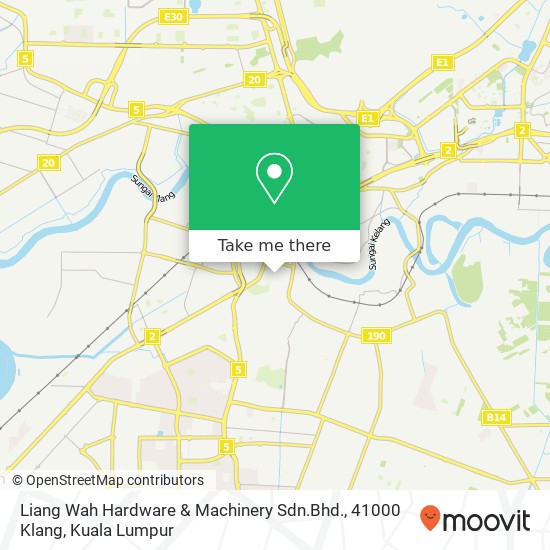 Liang Wah Hardware & Machinery Sdn.Bhd., 41000 Klang map