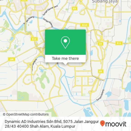 Dynamic AD Industries Sdn Bhd, 5075 Jalan Janggur 28 / 43 40400 Shah Alam map