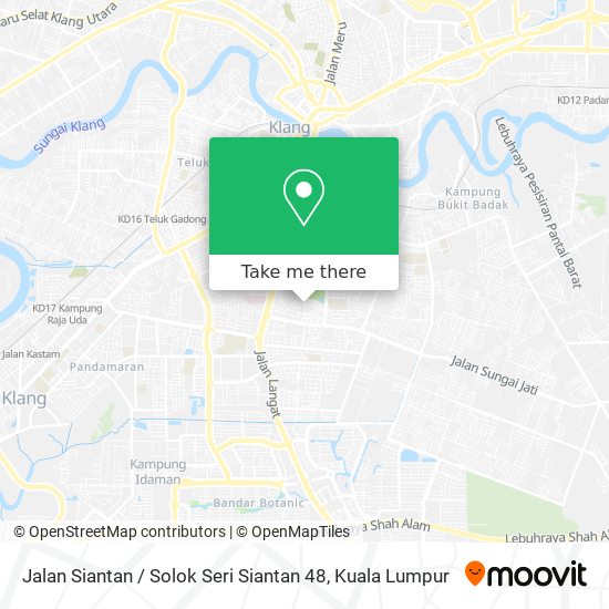 Peta Jalan Siantan / Solok Seri Siantan 48