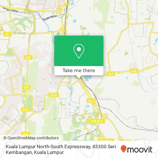 Kuala Lumpur North-South Expressway, 43300 Seri Kembangan map