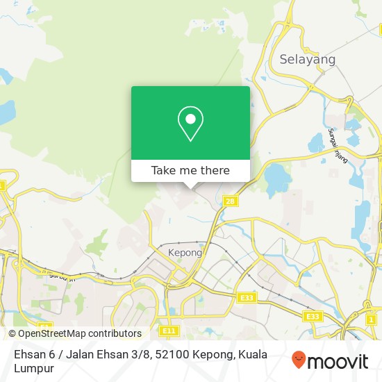 Ehsan 6 / Jalan Ehsan 3 / 8, 52100 Kepong map