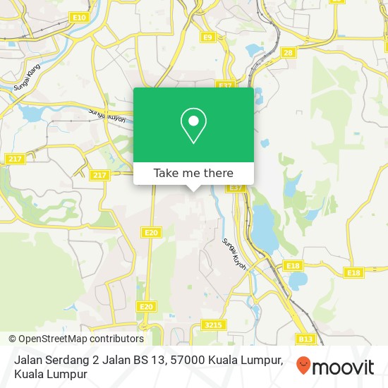 Jalan Serdang 2 Jalan BS 13, 57000 Kuala Lumpur map