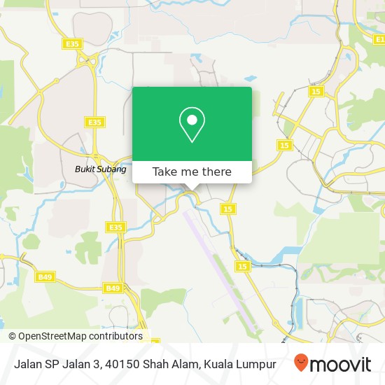 Jalan SP Jalan 3, 40150 Shah Alam map