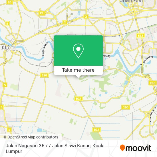 Jalan Nagasari 36 / / Jalan Siswi Kanan map