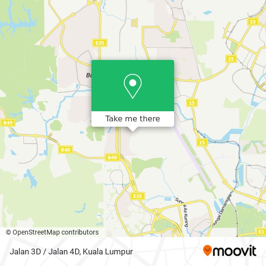 Jalan 3D / Jalan 4D map