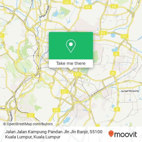 Jalan Jalan Kampung Pandan Jln Jln Banjir, 55100 Kuala Lumpur map