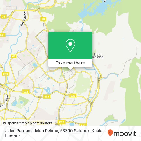 Jalan Perdana Jalan Delima, 53300 Setapak map