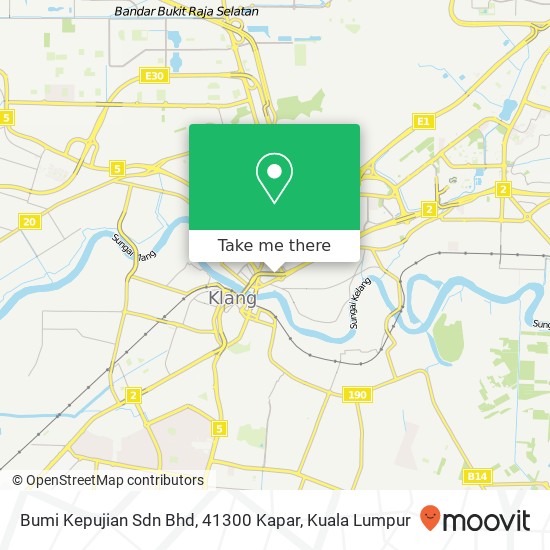 Bumi Kepujian Sdn Bhd, 41300 Kapar map