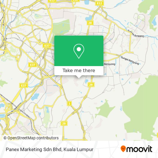 Panex Marketing Sdn Bhd map