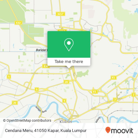 Cendana Meru, 41050 Kapar map