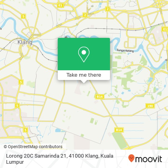 Peta Lorong 20C Samarinda 21, 41000 Klang