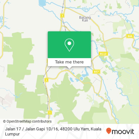 Jalan 17 / Jalan Gapi 1D / 16, 48200 Ulu Yam map